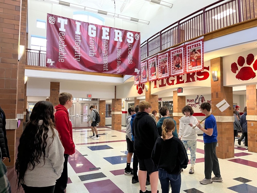 High School main lobby
