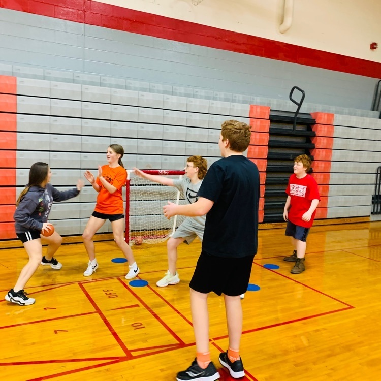 7th grade PE classes started their Team Handball Unit 