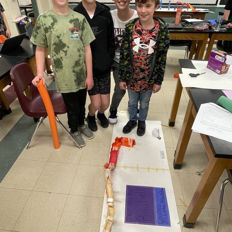 Mrs. Walker’s class spent the week building roller coasters to demonstrate their understanding of energy types and speed! 