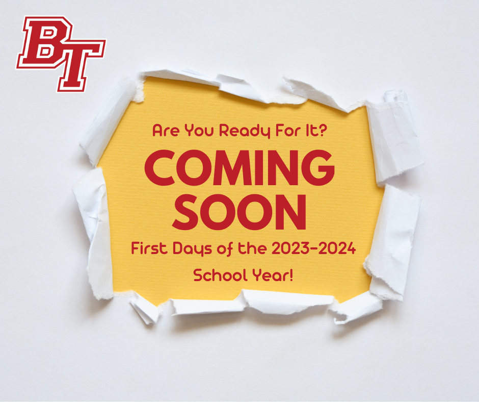Coming soon first day of school graphic